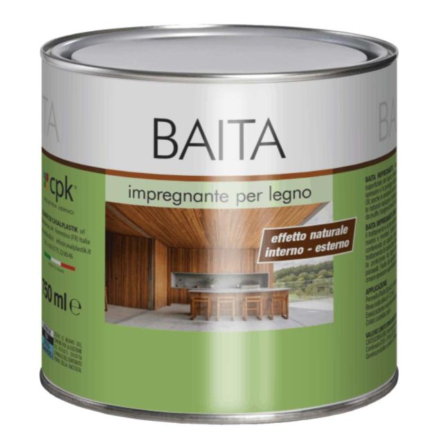 Baita Flat Legno Naturale CPK Industria Vernici linea legno e ferro